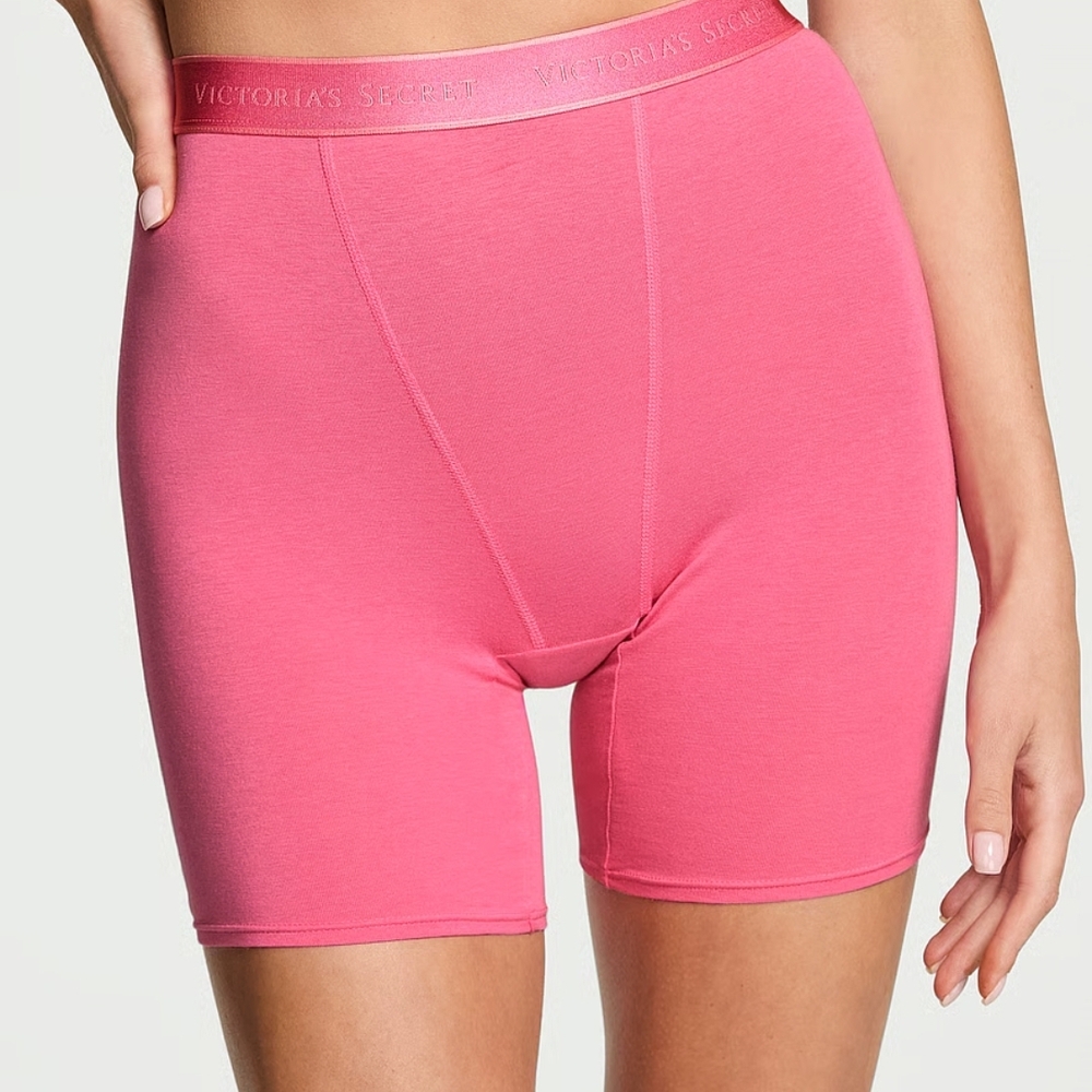 Victoria's Secret Logo Cotton High-Waist Boxer Brief